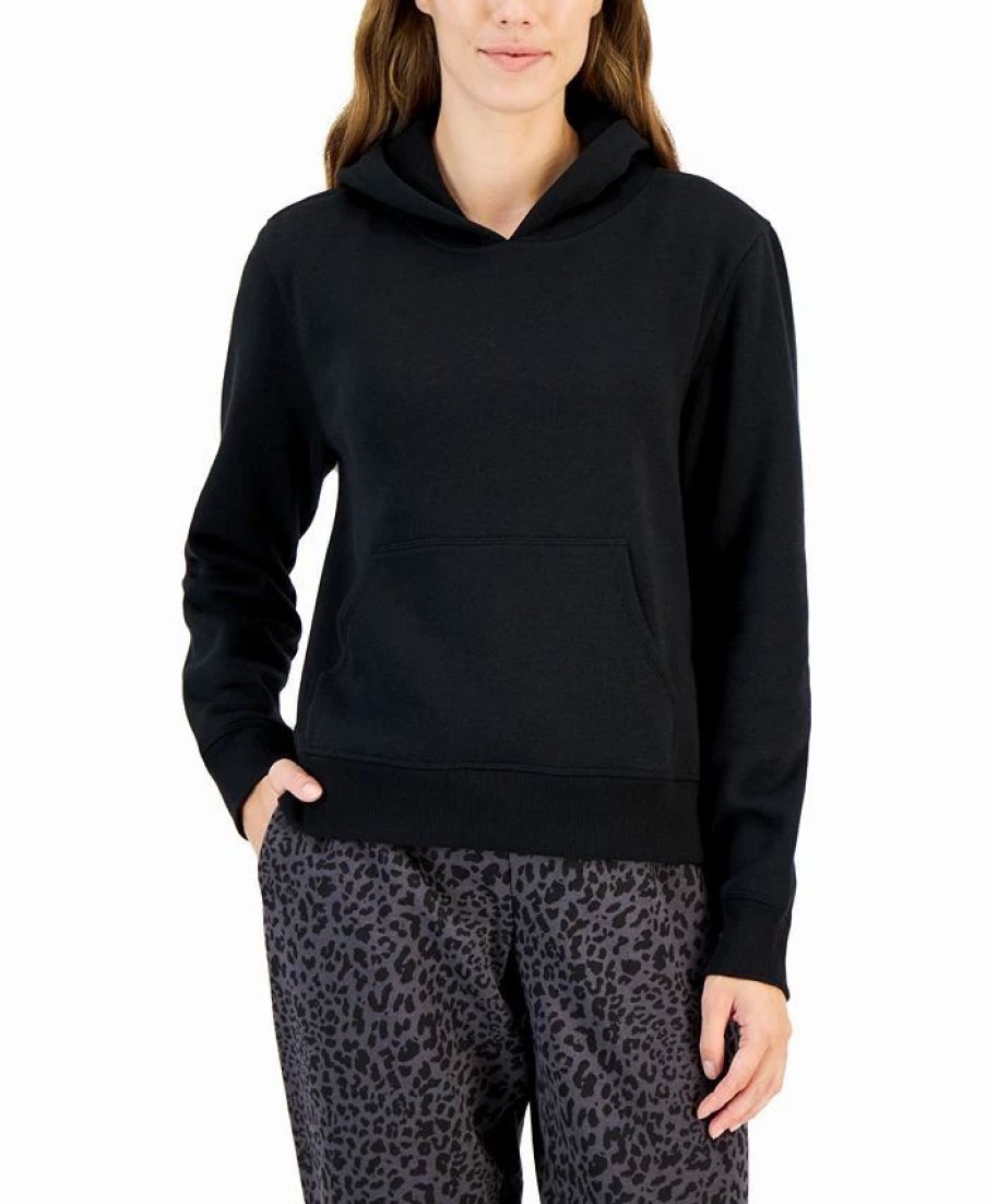 Women * | Women'S Solid Sweatshirt Hoodie, Regular & Petites