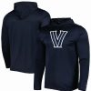 Sports Fan Shop * | Champion Men'S Villanova Wildcats Logo Long Sleeve Hoodie T-Shirt Navy