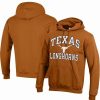 Sports Fan Shop * | Champion Men'S Texas Longhorns High Motor Pullover Hoodie Texas Orange