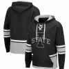 Sports Fan Shop * | Men'S Iowa State Cyclones Lace Up 3.0 Pullover Hoodie Black