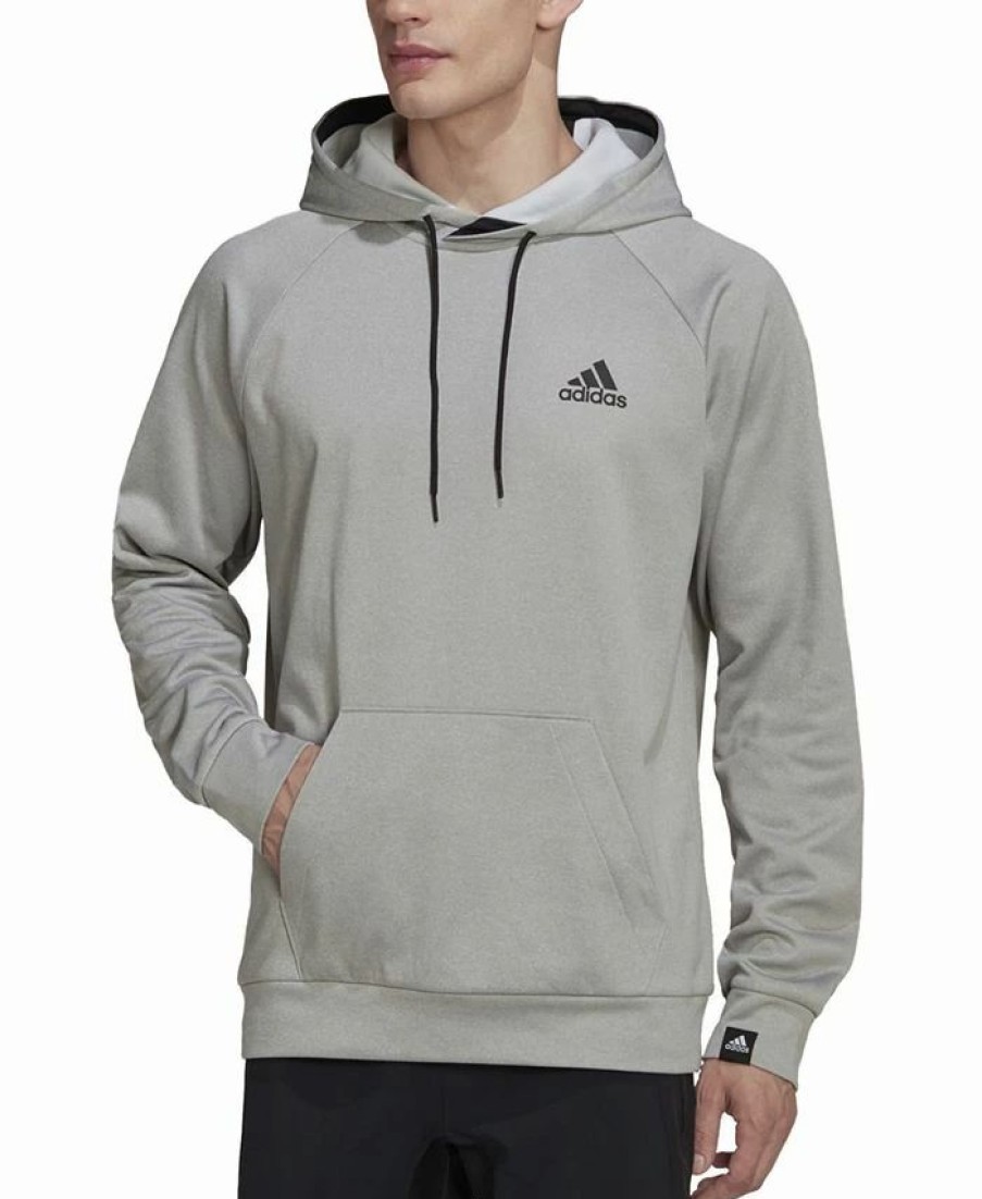 Activewear * | Adidas Men'S Moisture-Wicking Training Hoodie