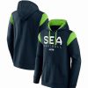 Sports Fan Shop * | Fanatics Men'S Branded College Seattle Seahawks Call The Shot Pullover Hoodie Navy