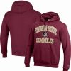 Sports Fan Shop * | Champion Men'S Florida State Seminoles High Motor Pullover Hoodie Garnet