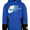 Kids * | Nike Toddler Boys Pullover Digital Escape Hoodie Game Royal