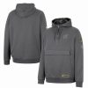 Sports Fan Shop * | Men'S Wisconsin Badgers Oht Military-Inspired Appreciation Quarter-Zip Hoodie Charcoal