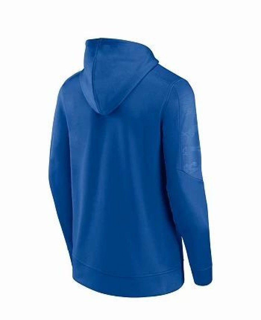 Sports Fan Shop * | Fanatics Men'S Branded Buffalo Bills On The Ball Pullover Hoodie Royal