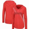 Sports Fan Shop * | Women'S Nebraska Huskers Bernadette Hoodie Long Sleeve T-Shirt Scarlet