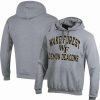 Sports Fan Shop * | Champion Men'S Wake Forest Demon Deacons High Motor Pullover Hoodie Heather Gray