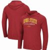 Sports Fan Shop * | Men'S Iowa State Cyclones Campus Raglan Long Sleeve Hoodie T-Shirt Cardinal