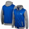 Sports Fan Shop * | Men'S Air Force Falcons Robinson Hoodie Full-Snap Jacket Royal