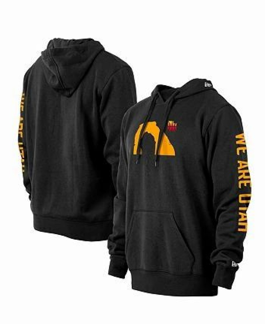 Sports Fan Shop * | New Era Men'S Utah Jazz 2021/22 City Edition Pullover Hoodie Black