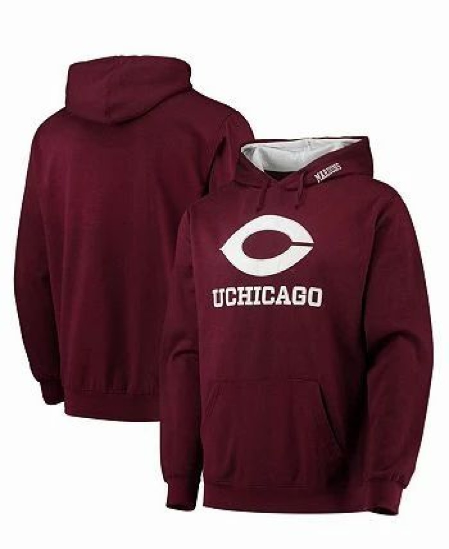 Sports Fan Shop * | Men'S Chicago S Isle Pullover Hoodie Maroon