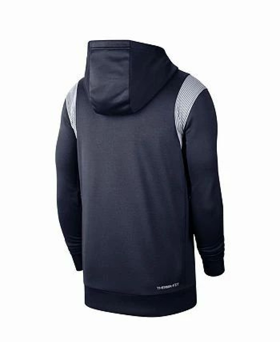 Sports Fan Shop * | Nike Men'S Penn State Nittany Lions 2022 Game Day Sideline Performance Pullover Hoodie Navy