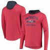 Sports Fan Shop * | New Era Men'S New England Patriots Active Block Hoodie Long Sleeve T-Shirt Red, Navy