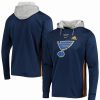 Sports Fan Shop * | Adidas Men'S St. Louis Blues Skate Lace Aeroready Pullover Hoodie Navy