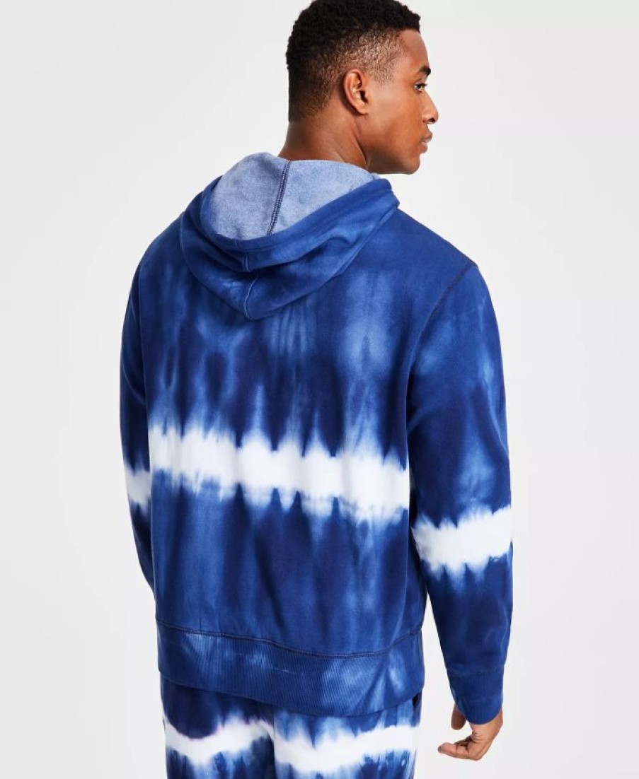 Hoodies & Sweatshirts * | Men'S Shibori Hoodie, Created For Macy'S