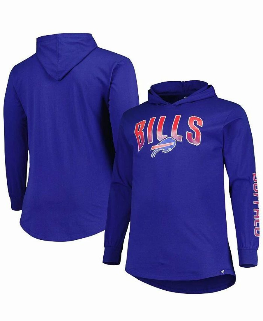 Sports Fan Shop * | Fanatics Men'S Branded Buffalo Bills Big And Tall Front Runner Pullover Hoodie Royal