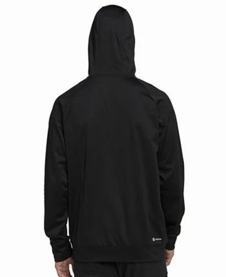 Activewear * | Adidas Men'S Game And Go Pullover Logo Hoodie