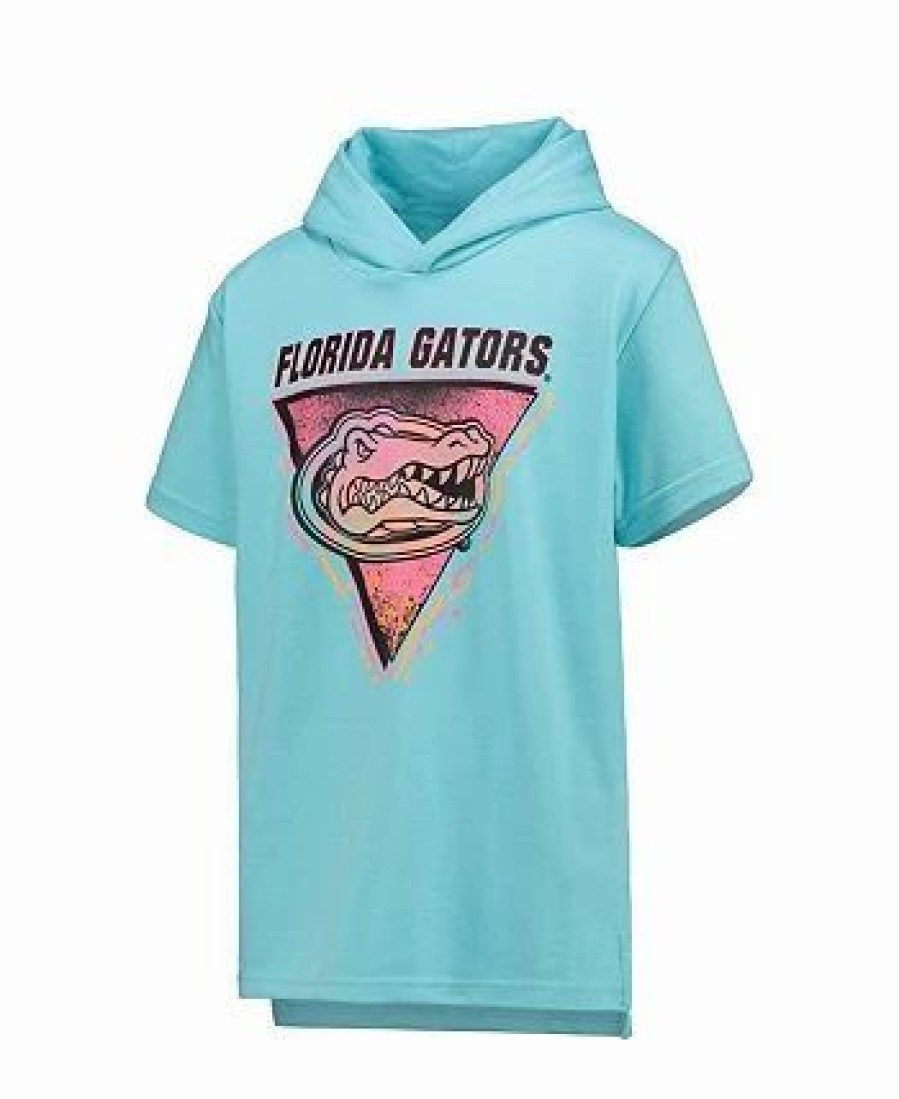 Sports Fan Shop * | Outerstuff Youth Boys Florida Gators Game On Neon Daze Hoodie T-Shirt Royal