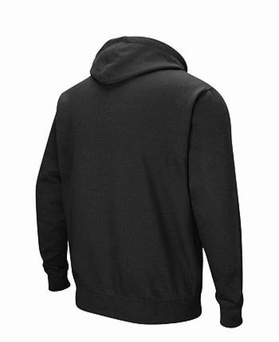 Sports Fan Shop * | Men'S Grambling Tigers Arch & Logo Pullover Hoodie Black