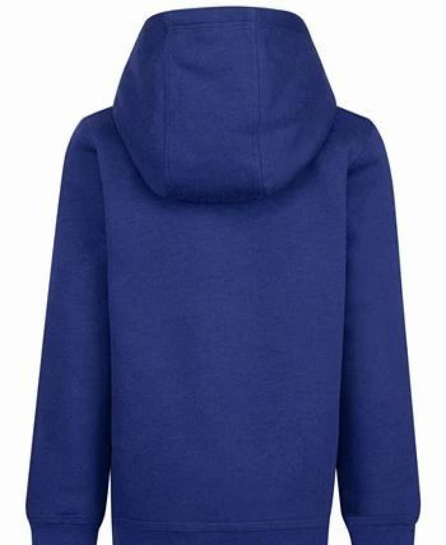 Kids * | Nike Little Boys Pullover Sportswear Club Futura Hoodie Midnight Navy