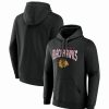 Sports Fan Shop * | Fanatics Men'S Branded Chicago Hawks Special Edition 2.0 Wordmark Pullover Hoodie Black