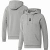 Sports Fan Shop * | Adidas Men'S Portland Timbers Travel Raglan Pullover Hoodie Heathered Gray