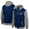 Sports Fan Shop * | Men'S Cal Bears Robinson Hoodie Full-Snap Jacket Navy