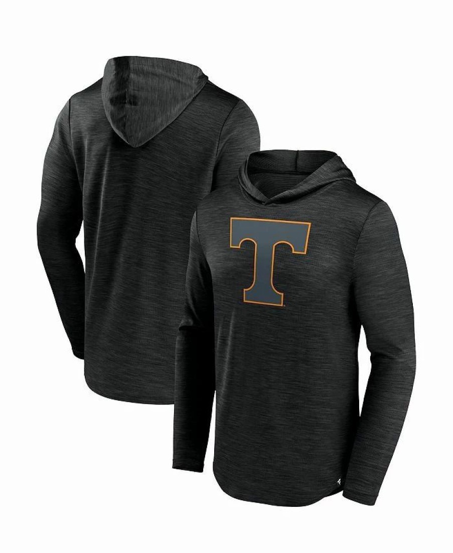 Sports Fan Shop * | Fanatics Men'S Branded Tennessee Volunteers Transitional Hoodie T-Shirt Heather Black