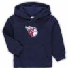 Sports Fan Shop * | Outerstuff Toddler Boys And Girls Cleveland Guardians Team Primary Logo Fleece Pullover Hoodie Navy