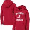 Sports Fan Shop * | Outerstuff Youth Boys And Girls Alabama Tide Big Bevel Pullover Hoodie Crimson