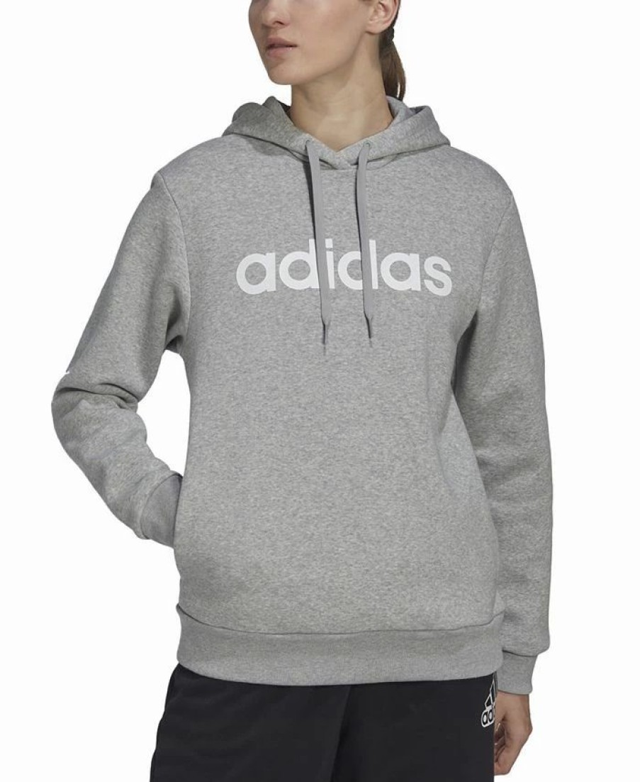 Women * | Adidas Women'S Essentials Linear Hoodie