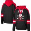 Sports Fan Shop * | Men'S Nebraska Huskers Lace-Up 4.0 Pullover Hoodie Black