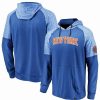 Sports Fan Shop * | Fanatics Men'S Branded New York Knicks Made To Move Space Dye Raglan Pullover Hoodie Blue