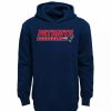 Sports Fan Shop * | Outerstuff Youth Boys New England Patriots Take The Lead Pullover Hoodie Navy