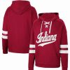 Sports Fan Shop * | Men'S Indiana Hoosiers Lace-Up 4.0 Pullover Hoodie Crimson