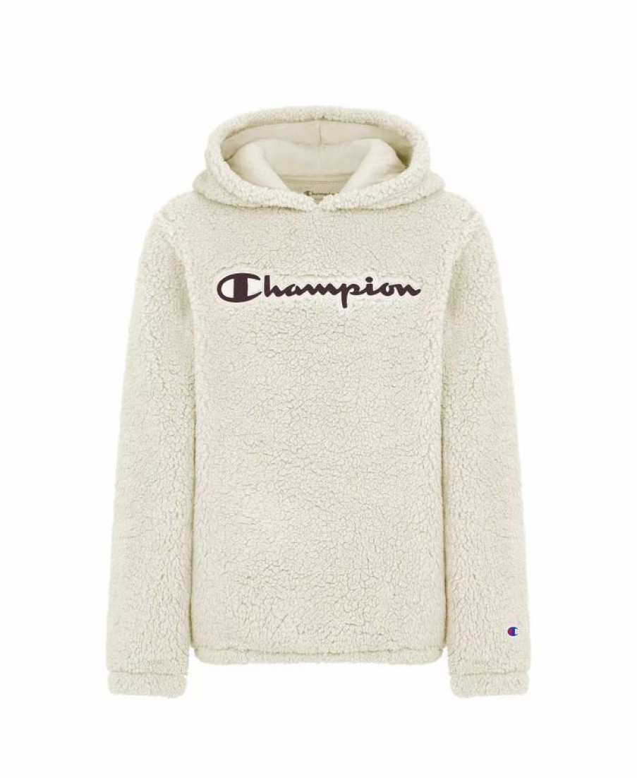 Kids * | Champion Big Boys Long Sleeve Cozy High Pile Hoodie