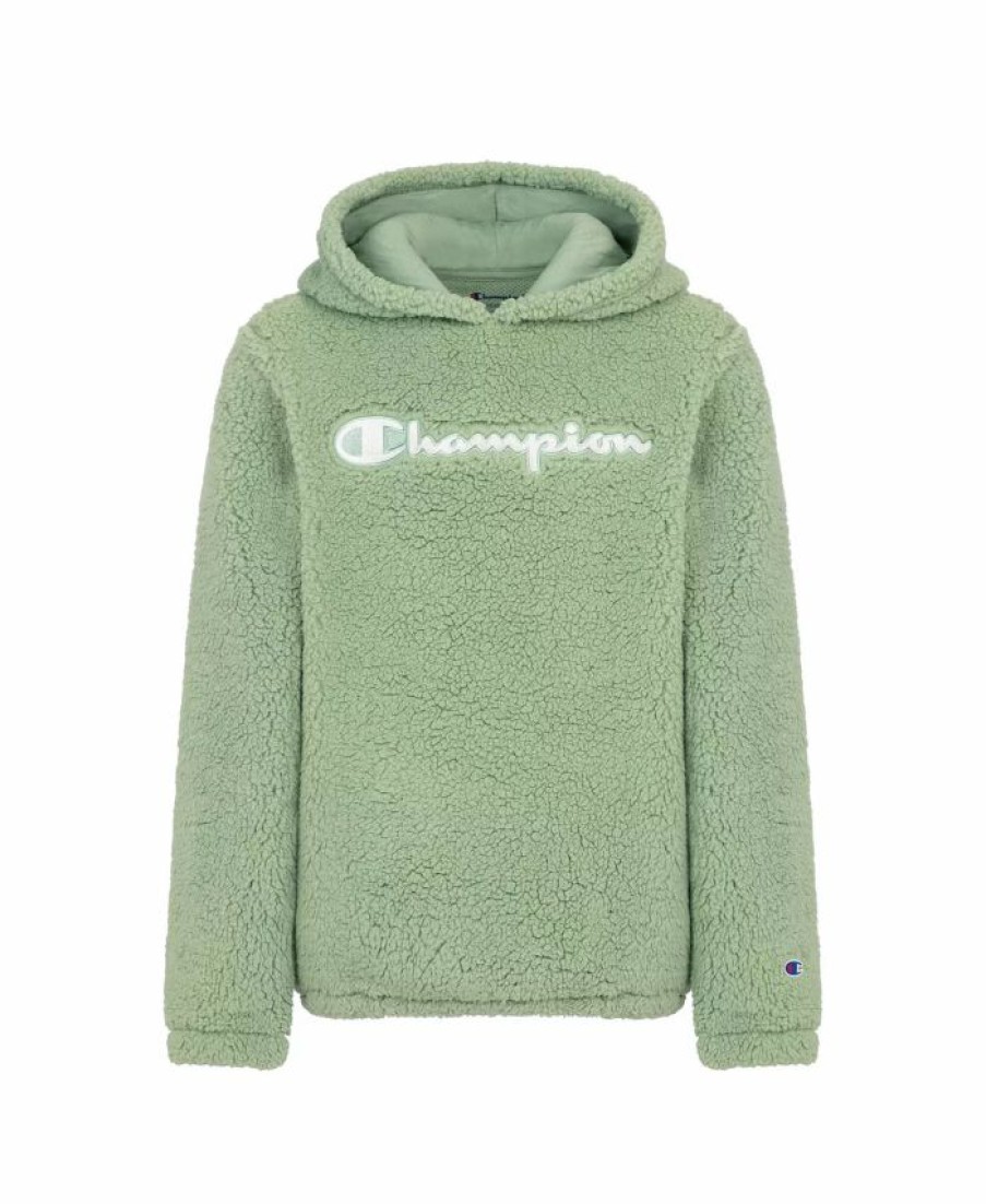 Kids * | Champion Big Boys Long Sleeve Cozy High Pile Hoodie