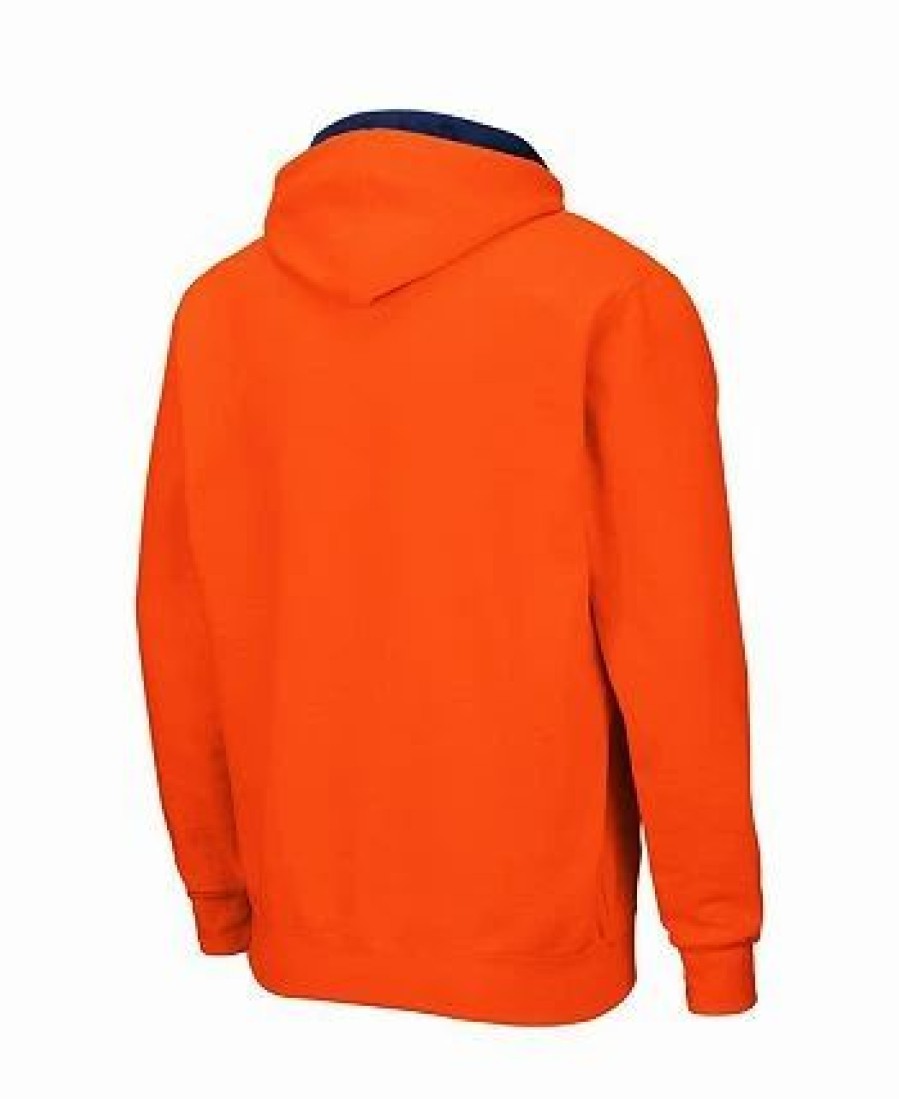 Sports Fan Shop * | Men'S Syracuse Arch And Logo 3.0 Full-Zip Hoodie Orange