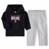 Sports Fan Shop * | Outerstuff Infant Boys And Girls Navy, Heather Gray Boston Red Sox Fan Flare Fleece Hoodie And Pants Set Navy, Heathered Gray