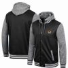 Sports Fan Shop * | Men'S Missouri Tigers Robinson Hoodie Full-Snap Jacket Black