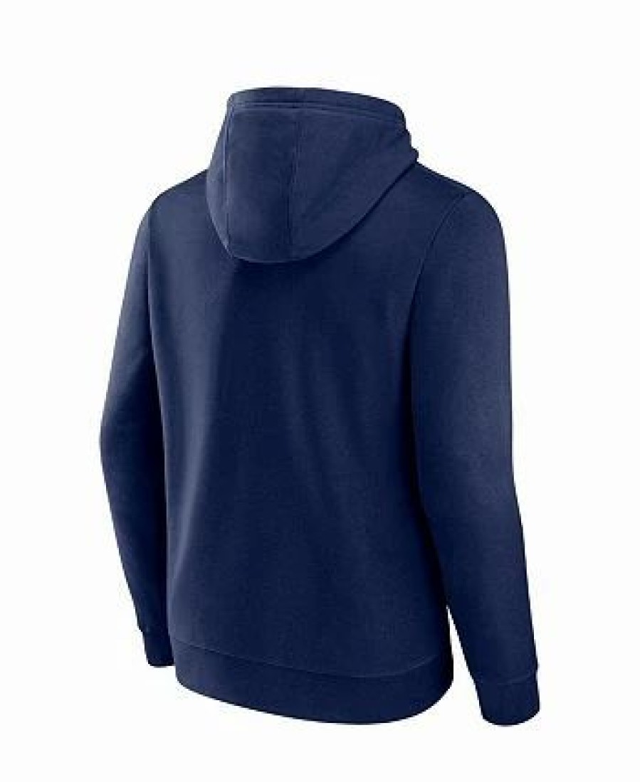 Sports Fan Shop * | Fanatics Men'S Branded Seattle Mariners 2022 Postseason Locker Room Pullover Hoodie Navy