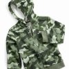 Kids * | Baby Boys Camouflage Zip Up Hoodie, Created For Macy'S Hillside Green