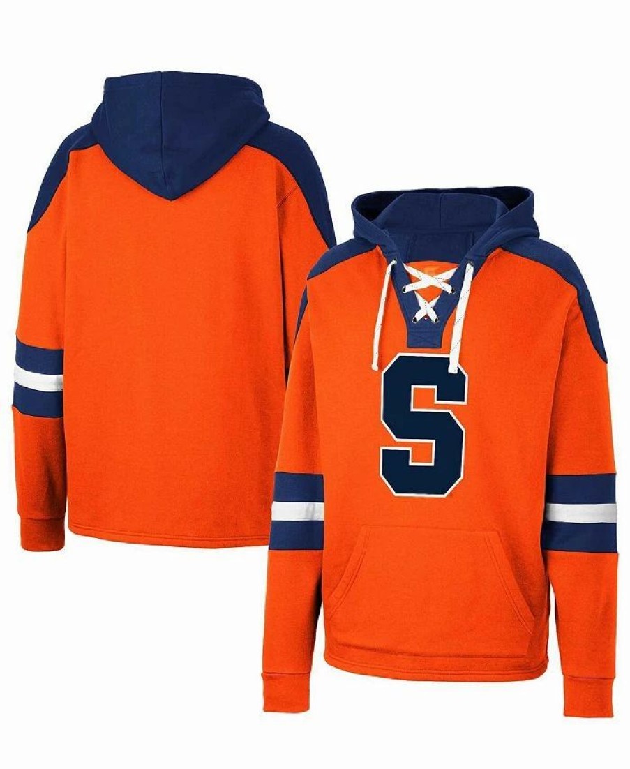 Sports Fan Shop * | Men'S Syracuse Lace-Up 4.0 Pullover Hoodie Orange