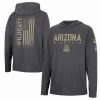 Sports Fan Shop * | Men'S Arizona Wildcats Team Oht Military-Inspired Appreciation Hoodie Long Sleeve T-Shirt Charcoal