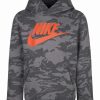 Kids * | Nike Little Boys Camo Futura Fleece Hoodie