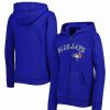 Sports Fan Shop * | Outerstuff Youth Boys Toronto Blue Jays Wordmark Full-Zip Fleece Hoodie Royal