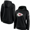 Sports Fan Shop * | Nike Women'S Kansas City Chiefs Performance Pullover Hoodie Black