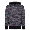 Kids * | Champion Big Girls Multi Colors Fleece Hoodie Black