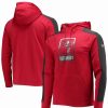 Sports Fan Shop * | New Era Men'S Tampa Bay Buccaneers Combine Authentic Rise Pullover Hoodie Red